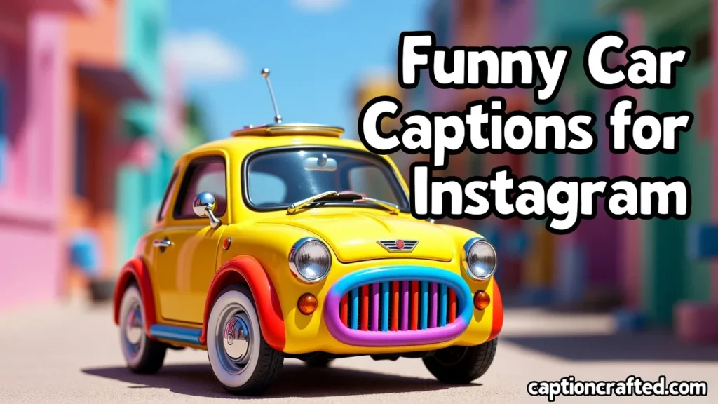 Funny Car Captions for Instagram