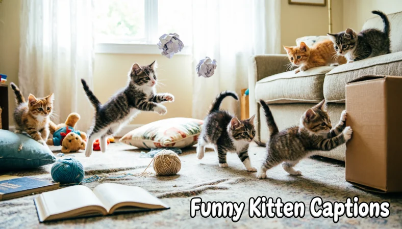 Funny Kitten Captions for Instagram