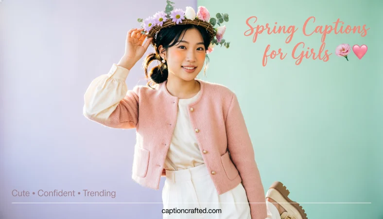 Girl Spring Captions