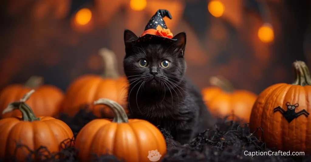 Halloween Cat Captions