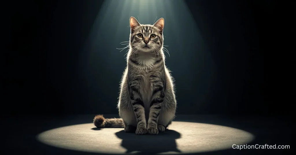 Main Character Cat Captions