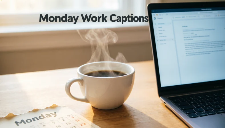 Monday Work Captions