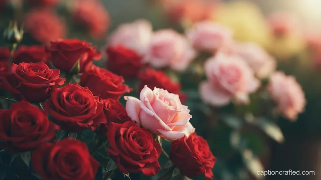 Rose Captions for Instagram