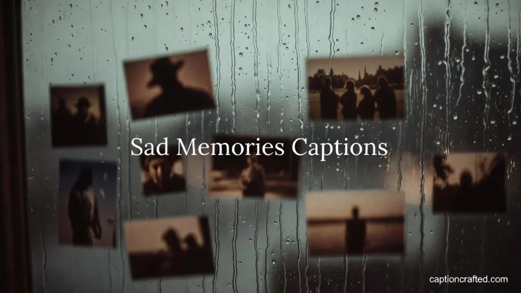 Sad Memories Captions for Instagram