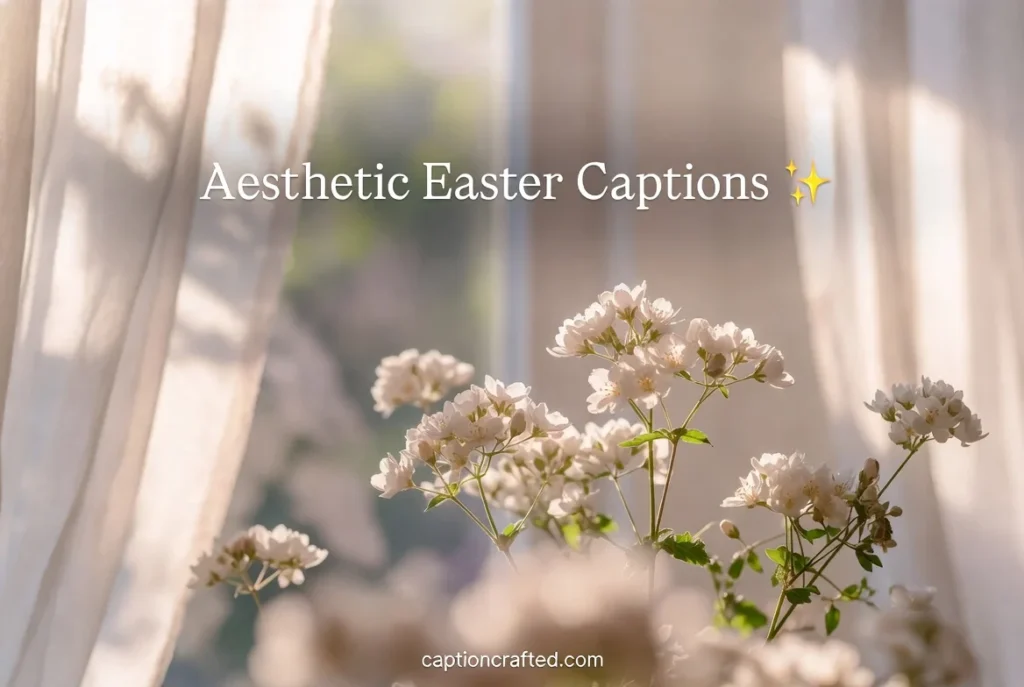 Aesthetic Easter Captions for Instagram