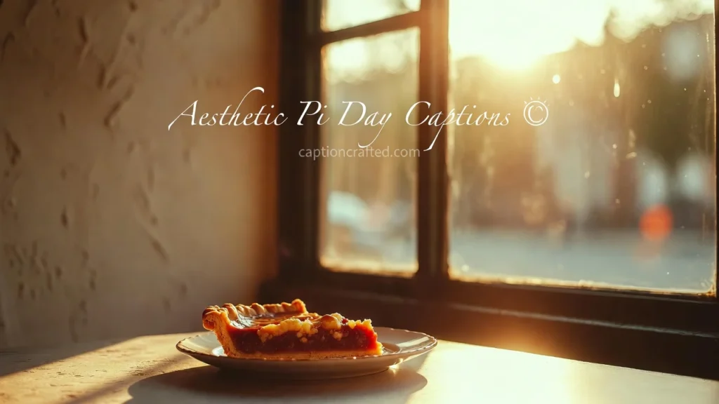 Aesthetic Pi Day Captions