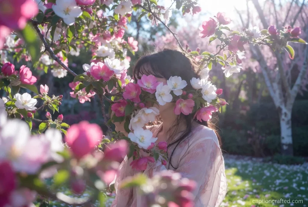 April Aesthetic Captions