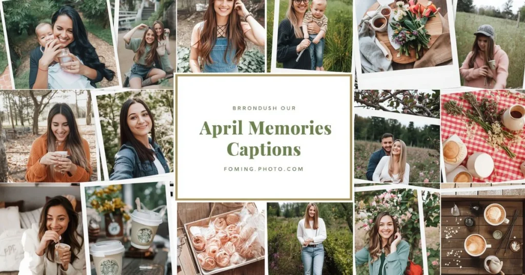 April Memories Captions for Instagram