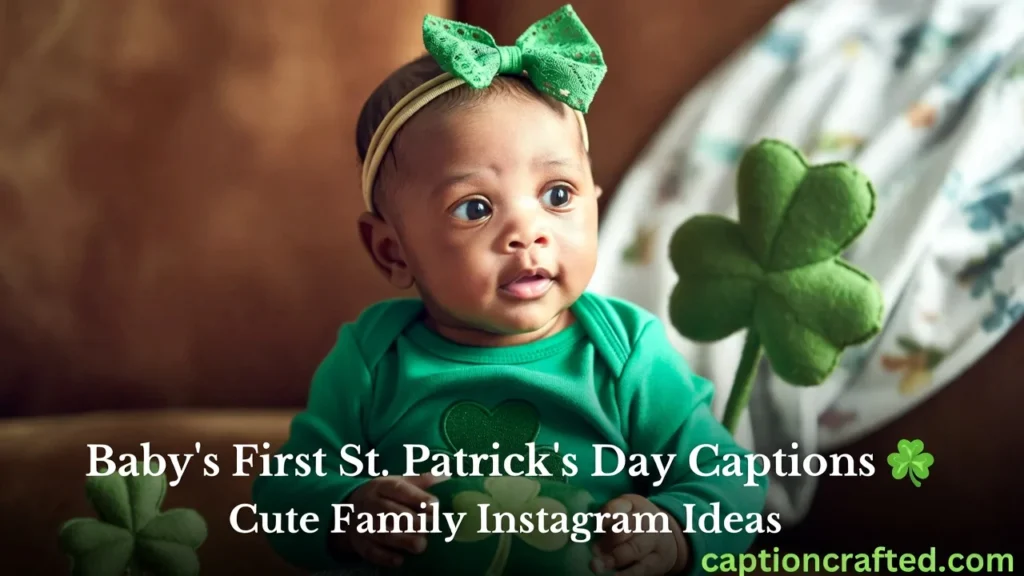 Baby’s First St. Patrick’s Day Captions