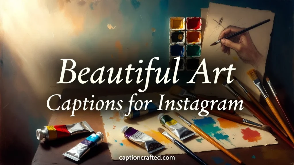 Beautiful Art Captions for Instagram
