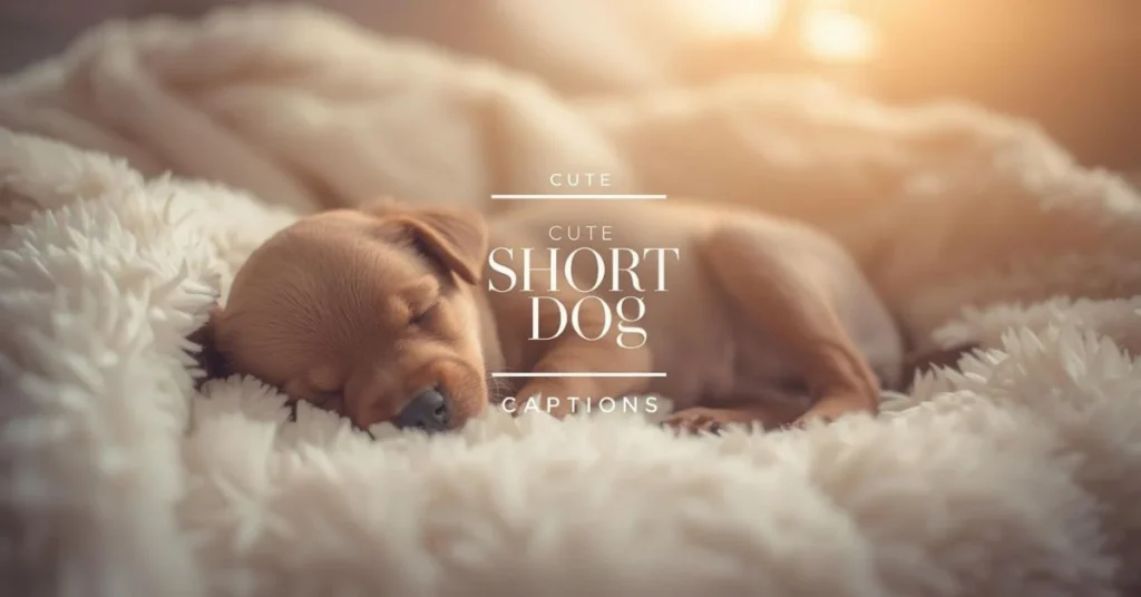 Cute Short Dog Captions for Instagram