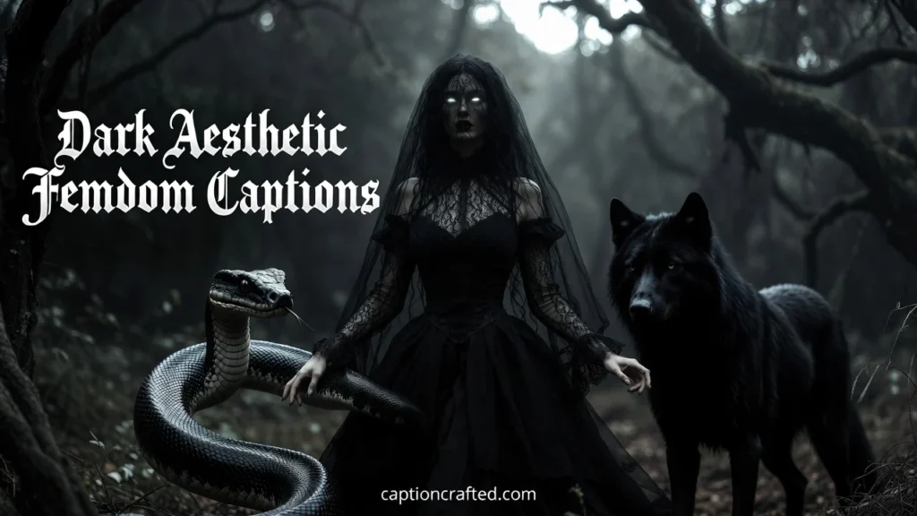 Dark Aesthetic Femdom Captions
