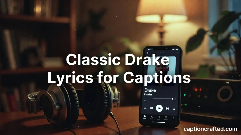 Drake Lyrics for Captions