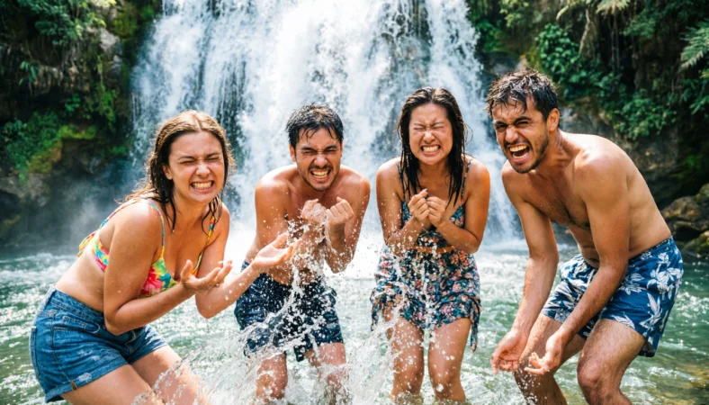 Funny Waterfall Captions for Instagram