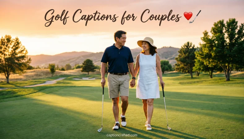 Golf Captions for Couples