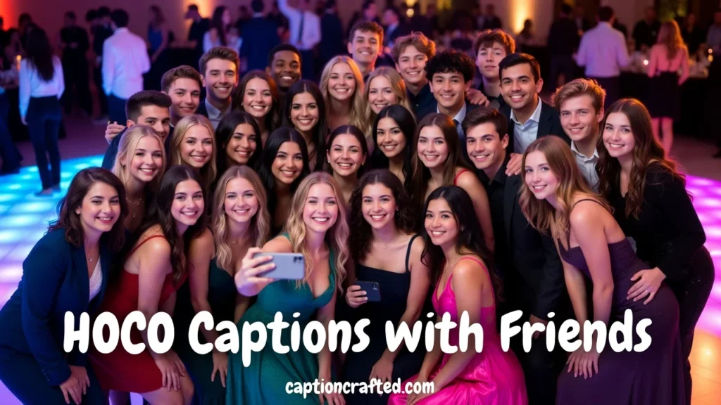 Hoco Captions for Instagram with Friends