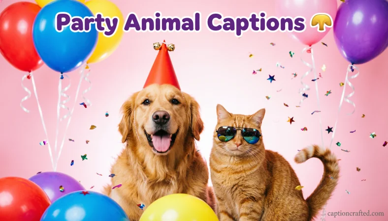 Party Animal Captions