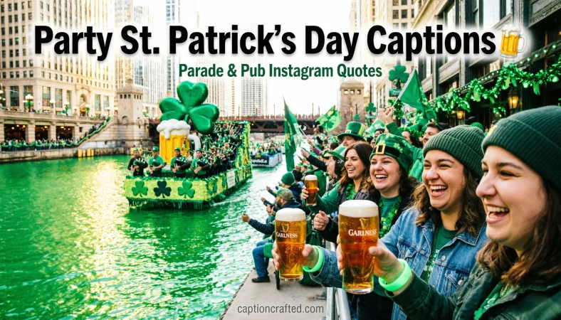 Party Captions for St. Patrick’s Day
