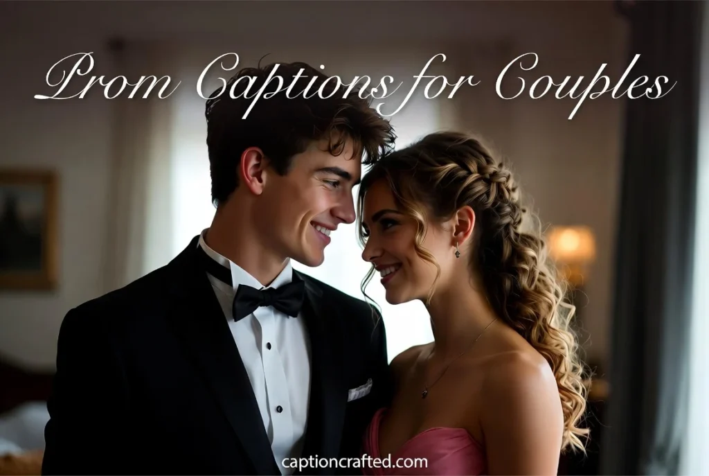 Prom Captions for Instagram for Couples