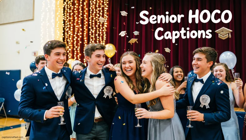 Senior Hoco Captions