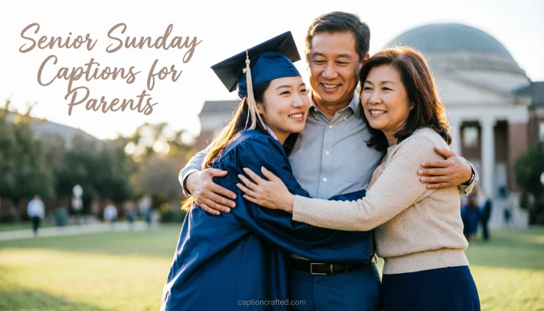 Senior Sunday Captions for Parents