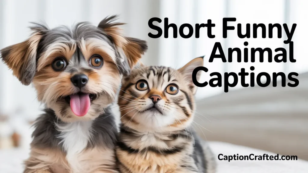 Short Funny Animal Captions