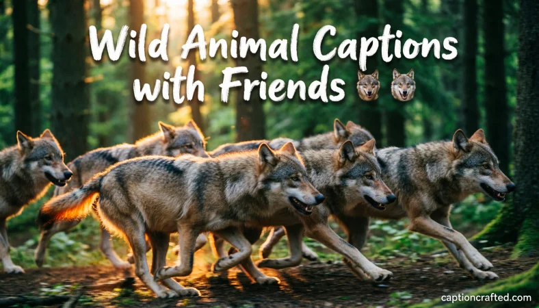 Wild Animal Captions for Instagram with Friends