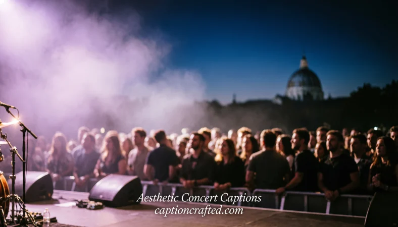 Aesthetic Concert Captions 