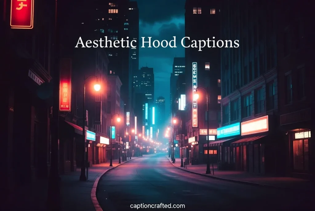 Aesthetic Hood Captions for Instagram