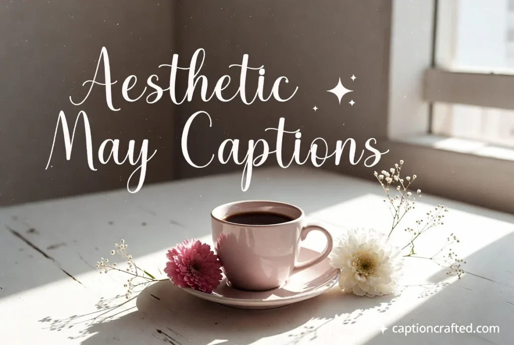 Aesthetic May Captions