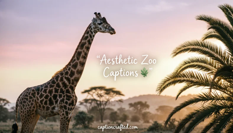 Aesthetic Zoo Captions for Instagram