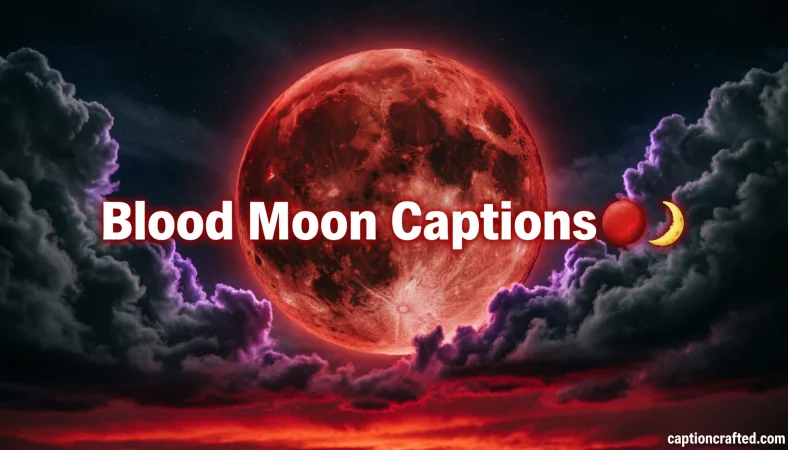 Blood Moon Captions for Instagram