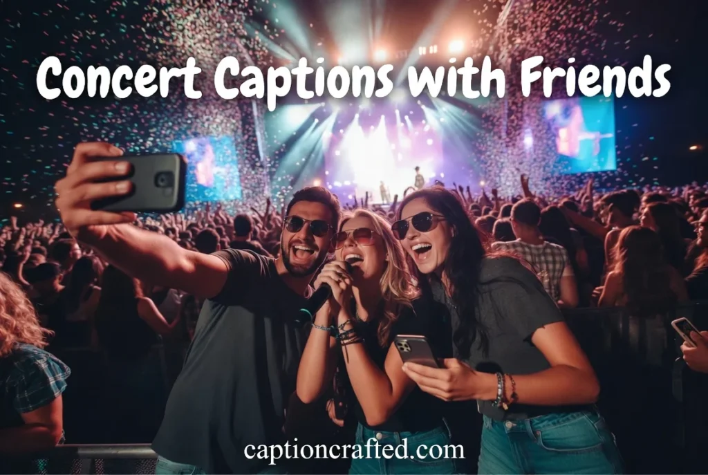 Concert Captions for Instagram with Friends