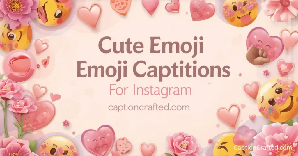 Cute Emoji Captions for Instagram