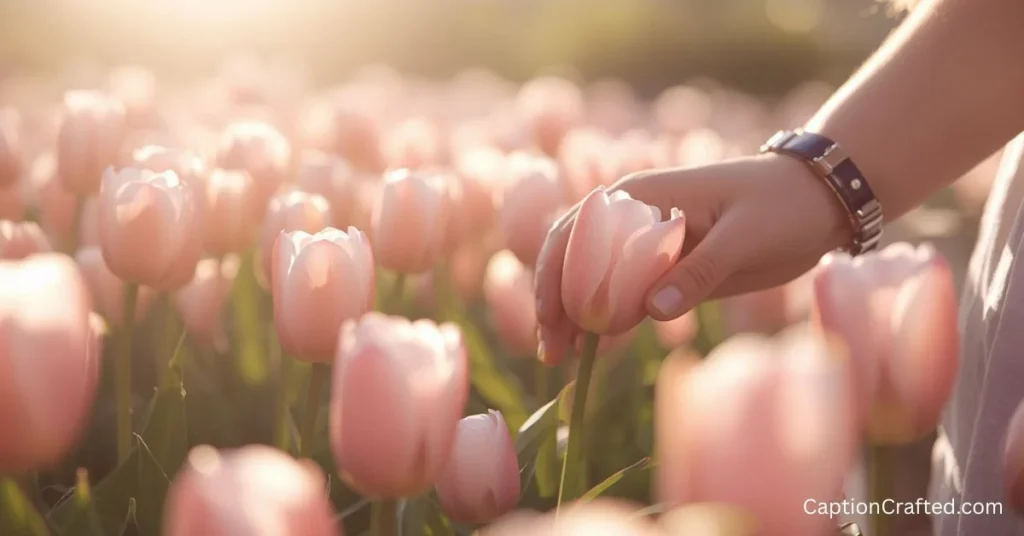 Cute Tulip Captions for Soft Aesthetic Vibes
