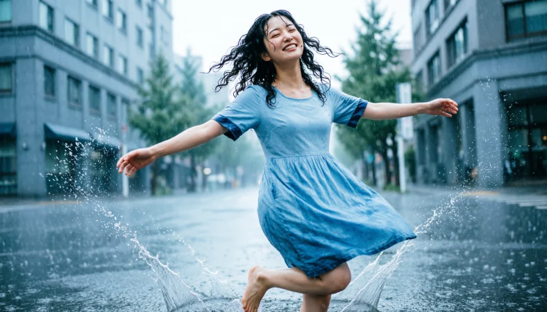 Dancing in the Rain Captions