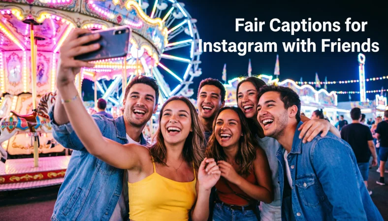 Fair Captions for Instagram with Friends