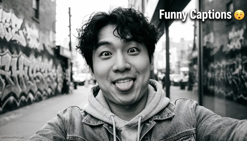 Funny Black and White Captions for Instagram