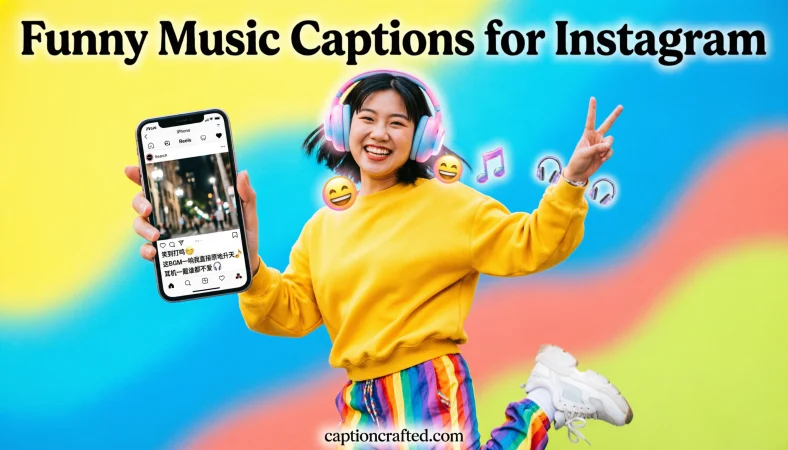 Funny Music Captions for Instagram