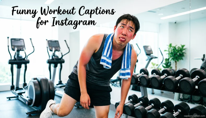 Funny Workout Captions for Instagram