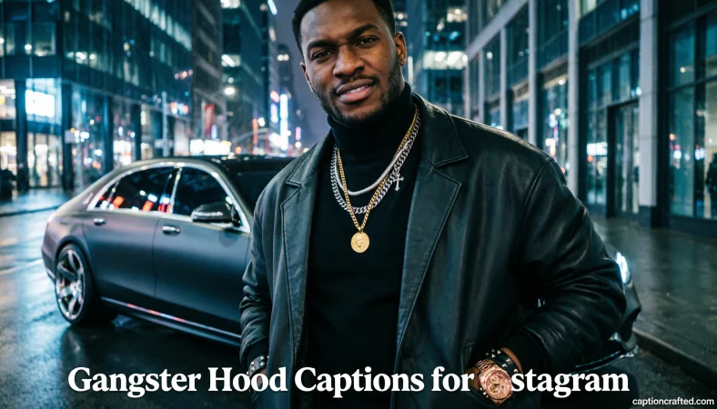 Gangster Hood Captions for Instagram