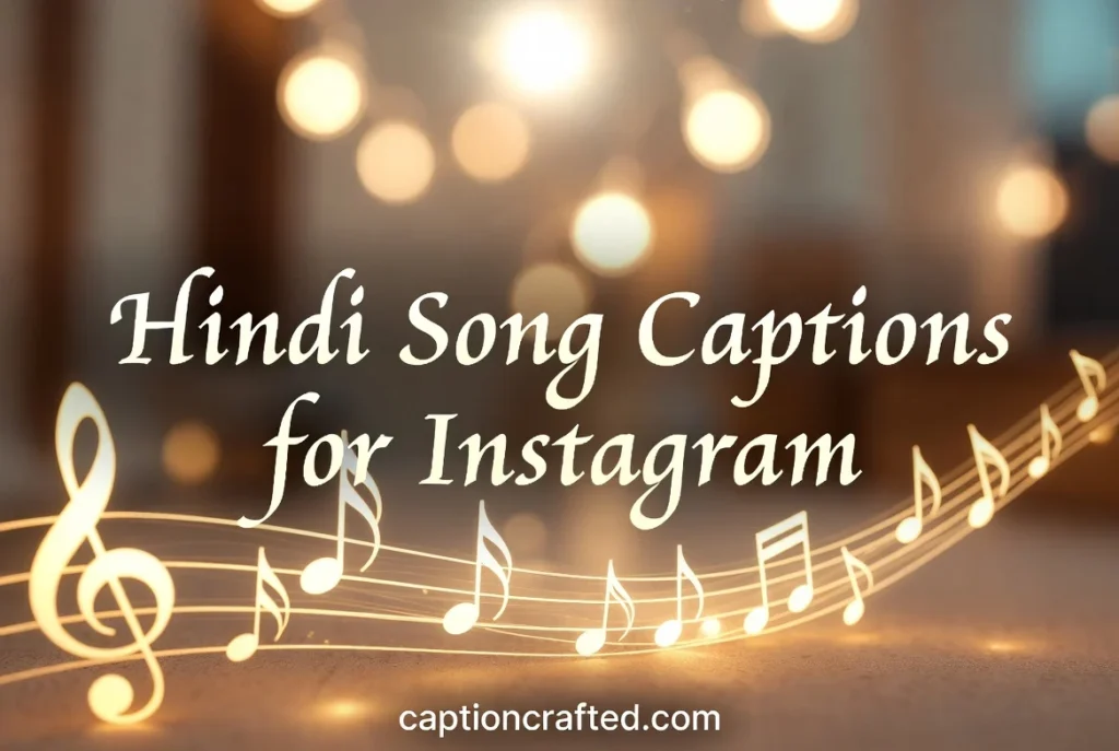 Hindi Song Captions for Instagram