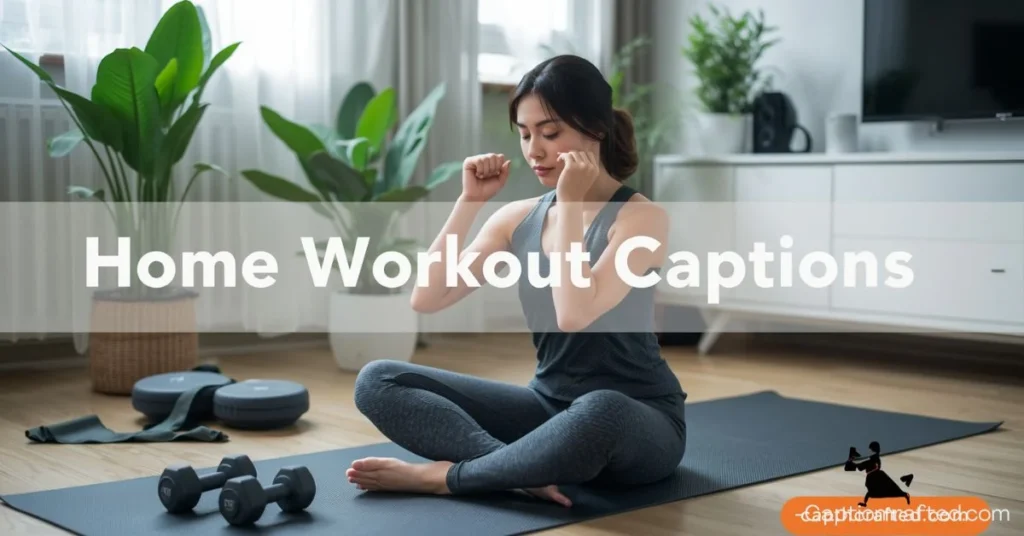 Home Workout Captions for Instagram