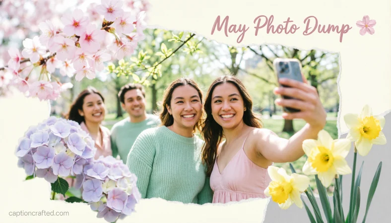 May Photo Dump Captions for Instagram