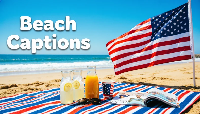 Memorial Day Beach Captions