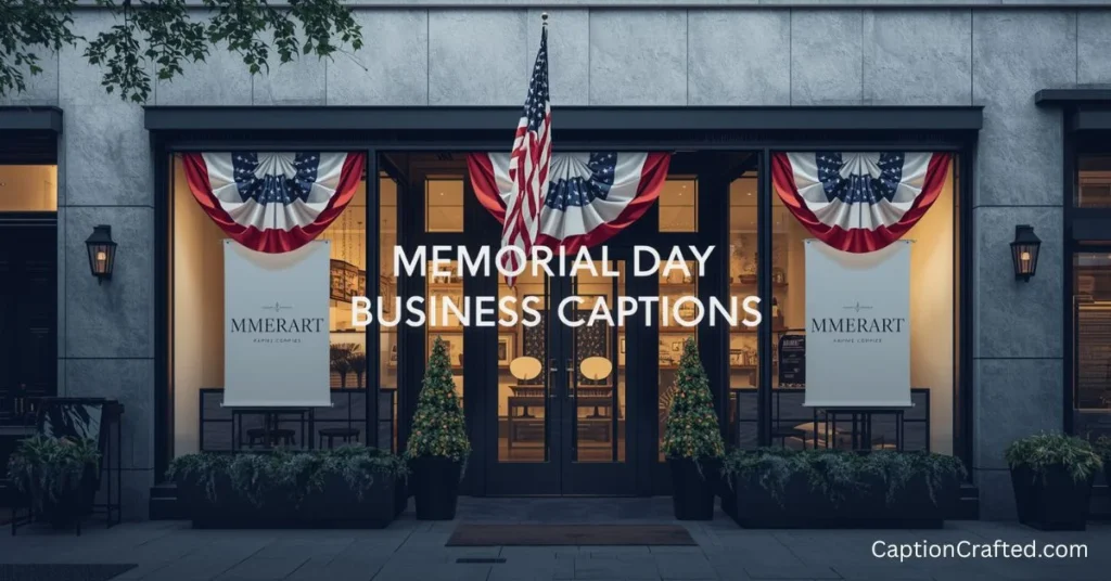 Memorial Day Captions for Business