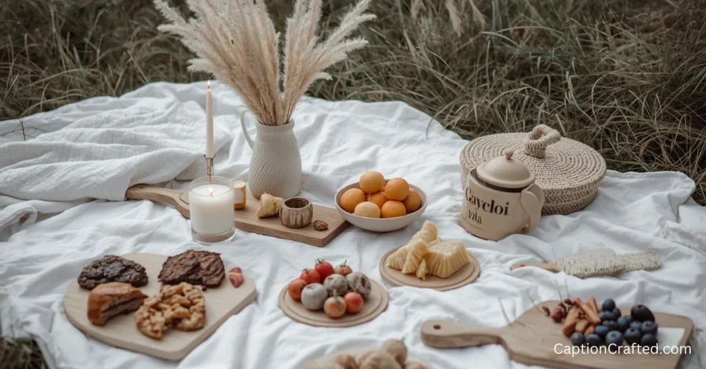 Minimal Picnic Captions