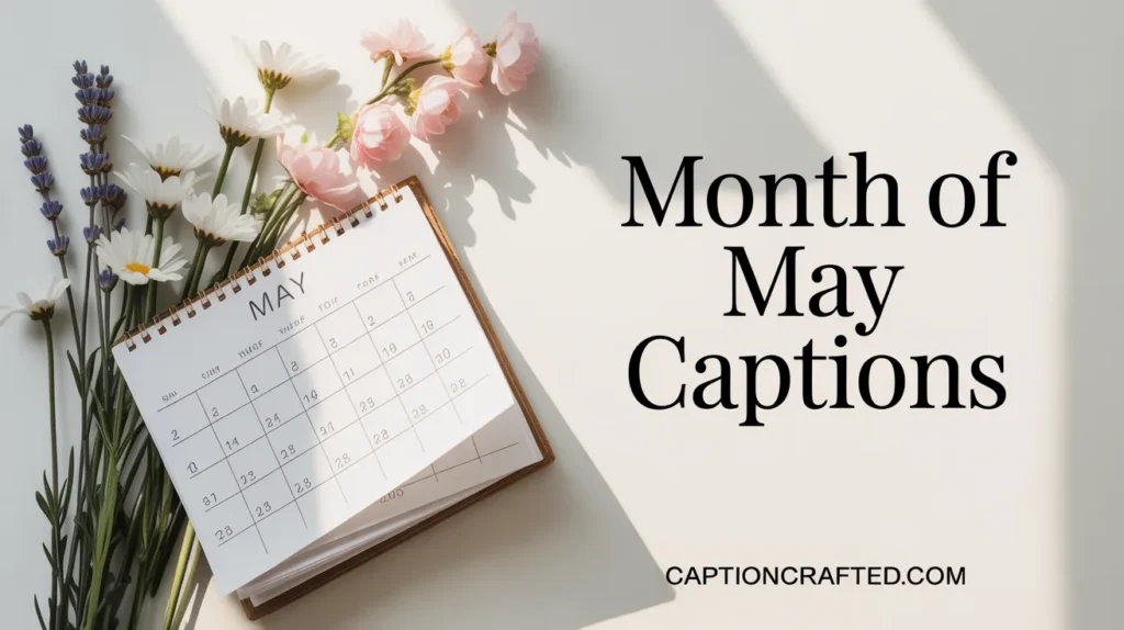 Month of May Captions