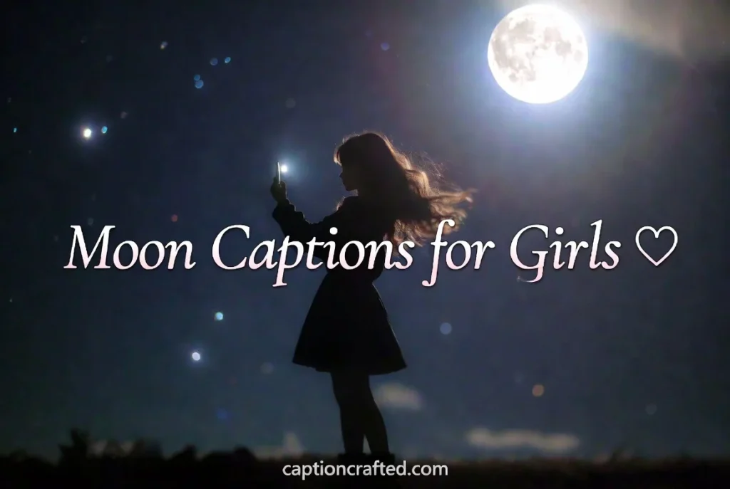 Moon Captions for Instagram for Girl