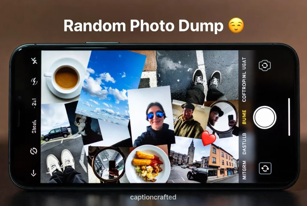 Random Photo Dump Captions for Instagram